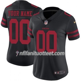 Nainen San Francisco 49ers NFL Pelipaita Custom Musta 
